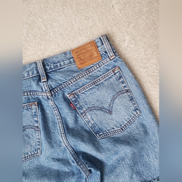 Levi's wedgie straight fit jeans light medium wash blue - Picture 5 of 9